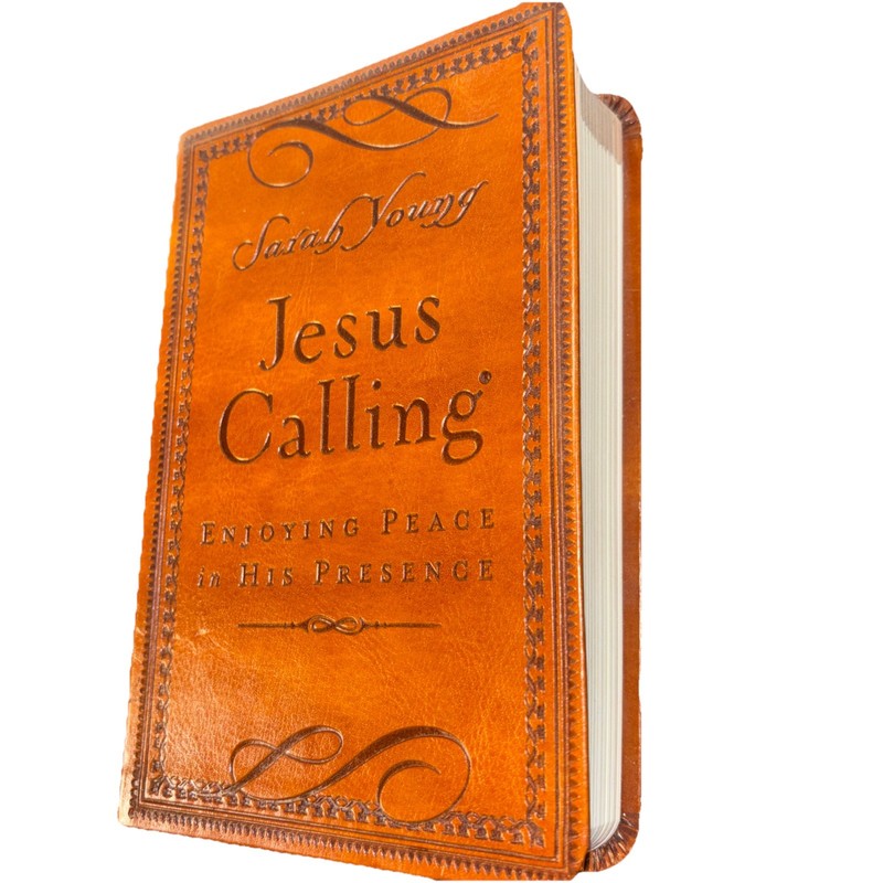 Jesus Calling by Sarah Young Peace Brand New Deluxe Soft Leather Bound Edition