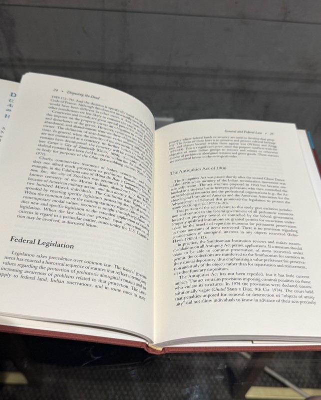 Disputing the Dead : U. S. Law on Aboriginal Remains and Grave Goods by H.... gallery