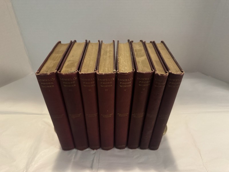 INCOMPLETE Writings of James Russell Lowell (1892) 8 Volumes, Poetry GOOD gallery