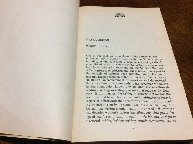 Women on Women: An Anthology of American Lesbian by Joan Nestle 1990 Paperback gallery