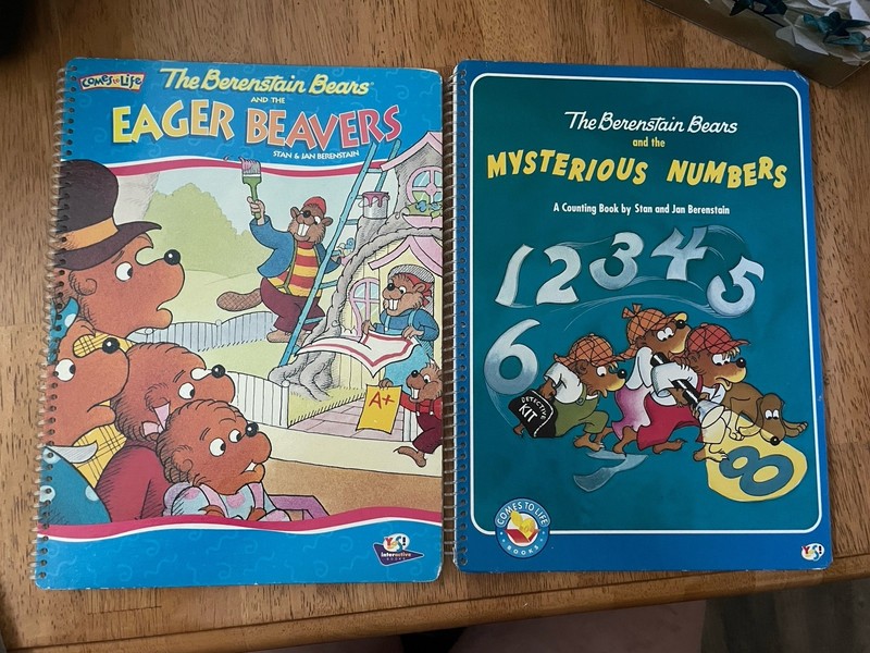 Berenstain Bears Comes To Life Books Set Of 2 Vintage Great Shape 1990s Kids