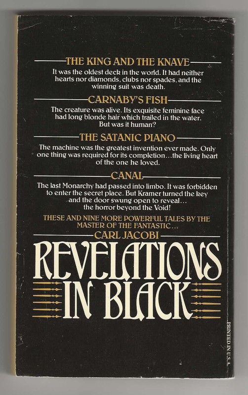 Carl Jacobi REVELATIONS IN BLACK First paperback edition Horror Fantasy Stories gallery