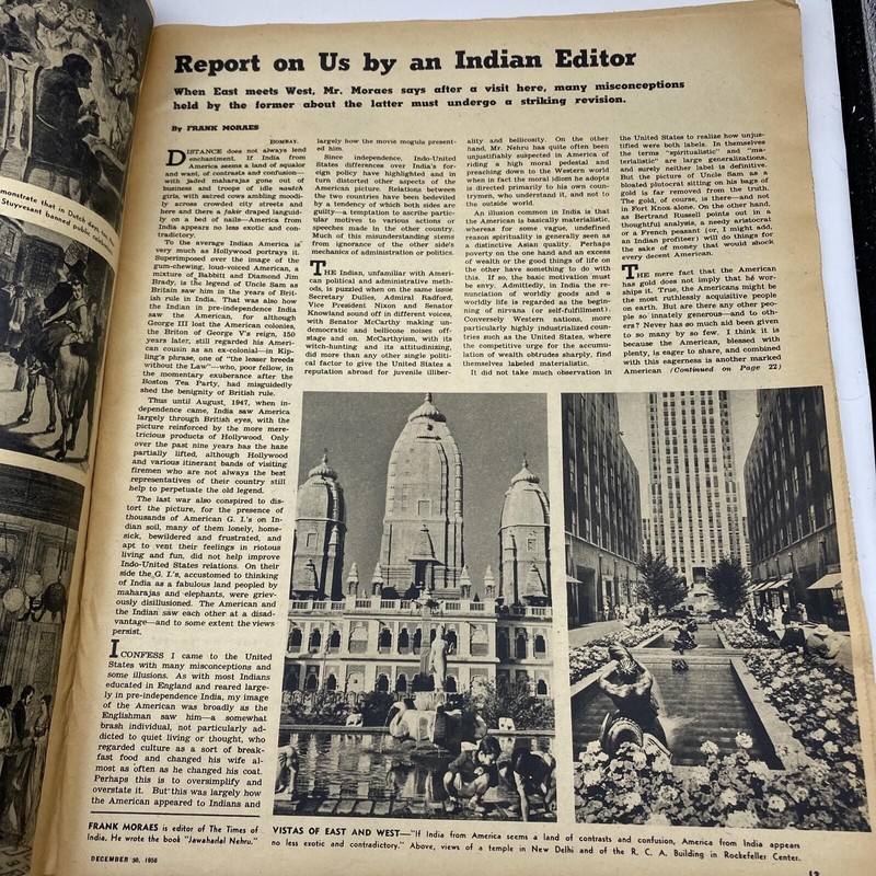 New York Times Magazine DEC 3, 1956 - Year Recap - Politics - Amazing Ads gallery