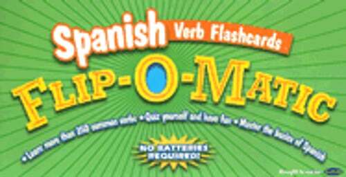 Kaplan Spanish Verb Flashcards Flip-O-Matic by Kaplan: Used