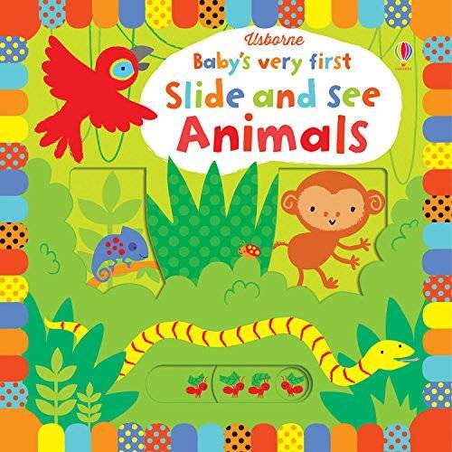 Baby’s Very First Slide and See Animals (Baby’s Very First Books) – GOOD