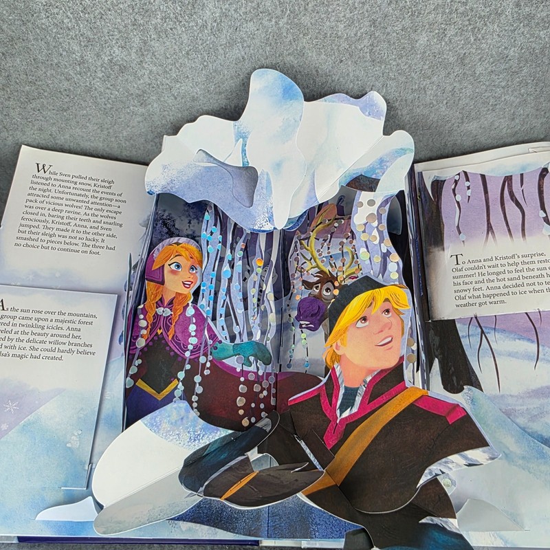 Frozen : A Pop-Up Adventure by Matthew Reinhart (2016, Hardcover) ACCEPTABLE gallery