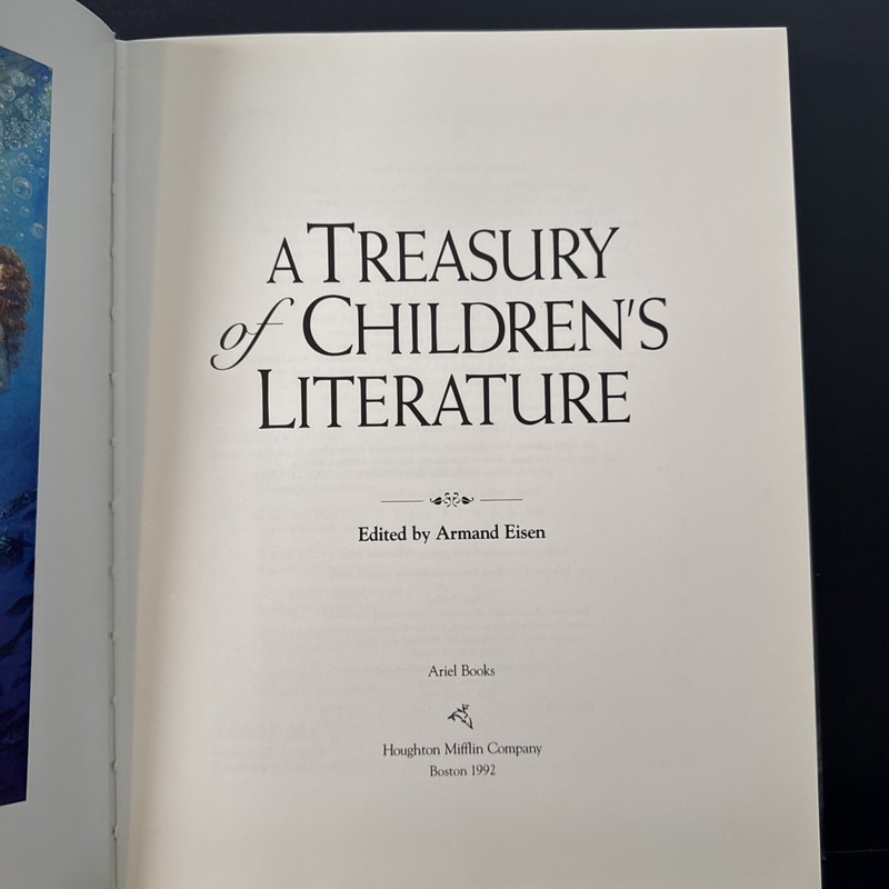 Treasury of Children's Literature by Armand Eisen | HC/DJ | First Edition | gallery