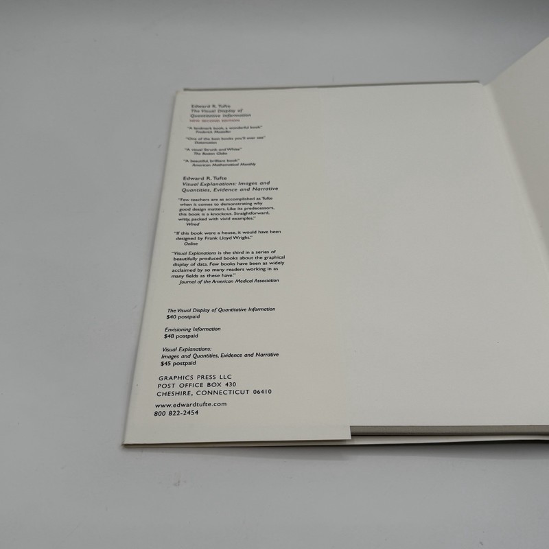 Envisioning Information by Edward R. Tufte Book w/ Dust Jacket gallery