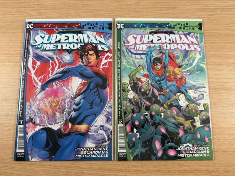 Future State Superman Of Metropolis #1 #2 Set DC Comics 2021 Jon Kent 1st Print