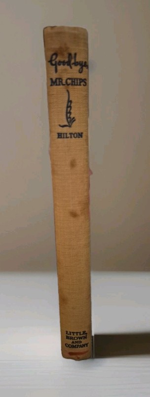 Vintage 1935 Good-bye Mr Chips James Hilton Hardcover Book Early Reprint Fiction gallery
