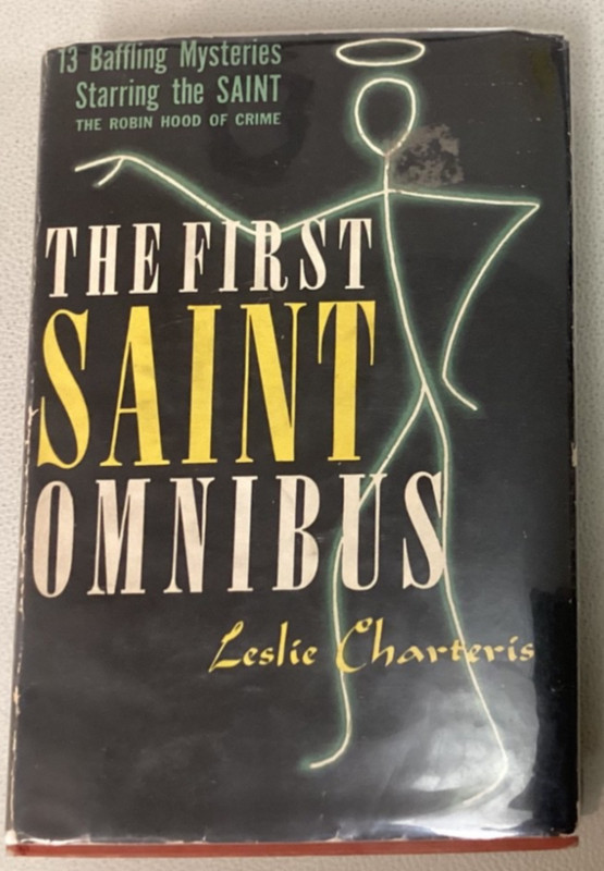 1939 THE FIRST SAINT OMNIBUS by Leslie Charteris HC/DJ Sun Dial Press gallery