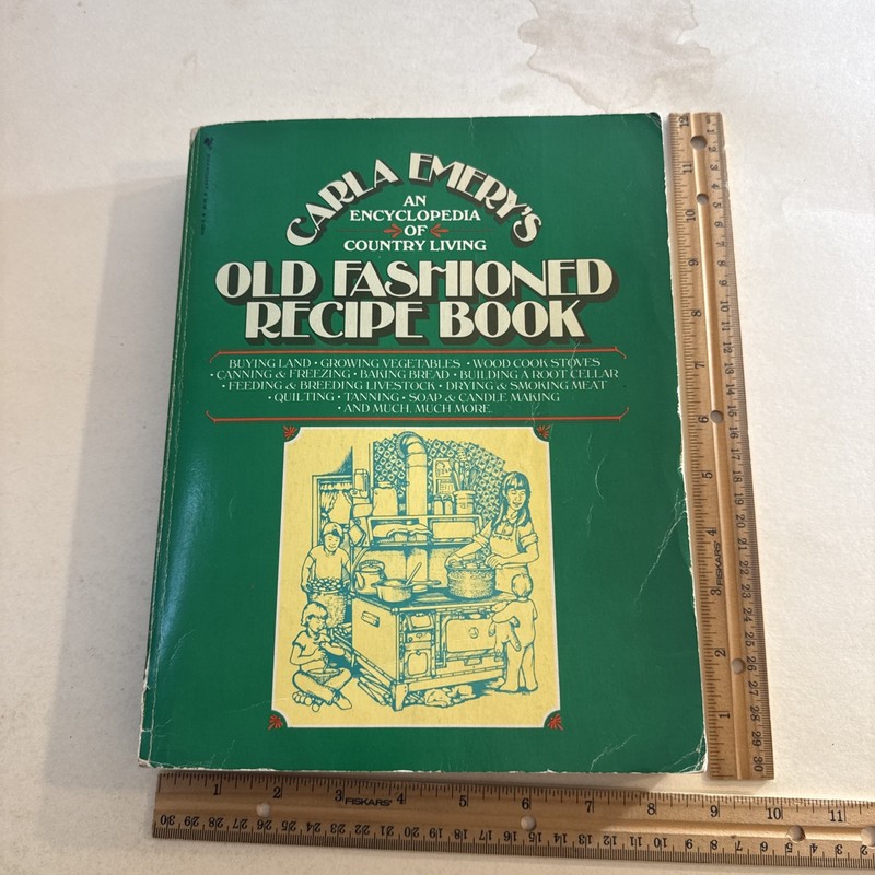 Old Fashioned Recipe Book Encyclopedia Country Living Farm Homesteader Bible VTG gallery