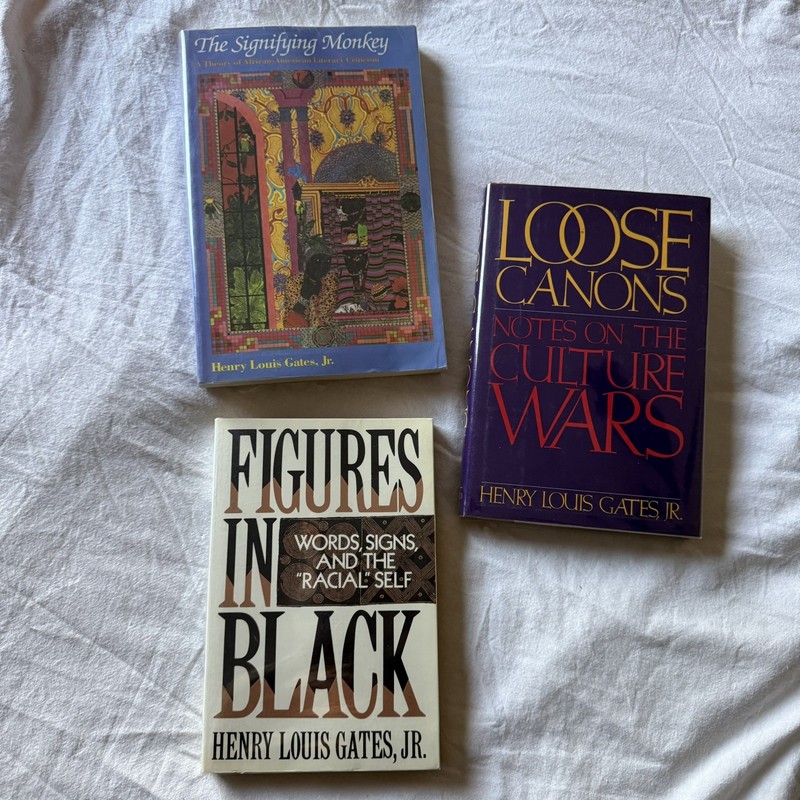 Henry Louis Gates Jr Signed First Editions lot African American Literary Critic