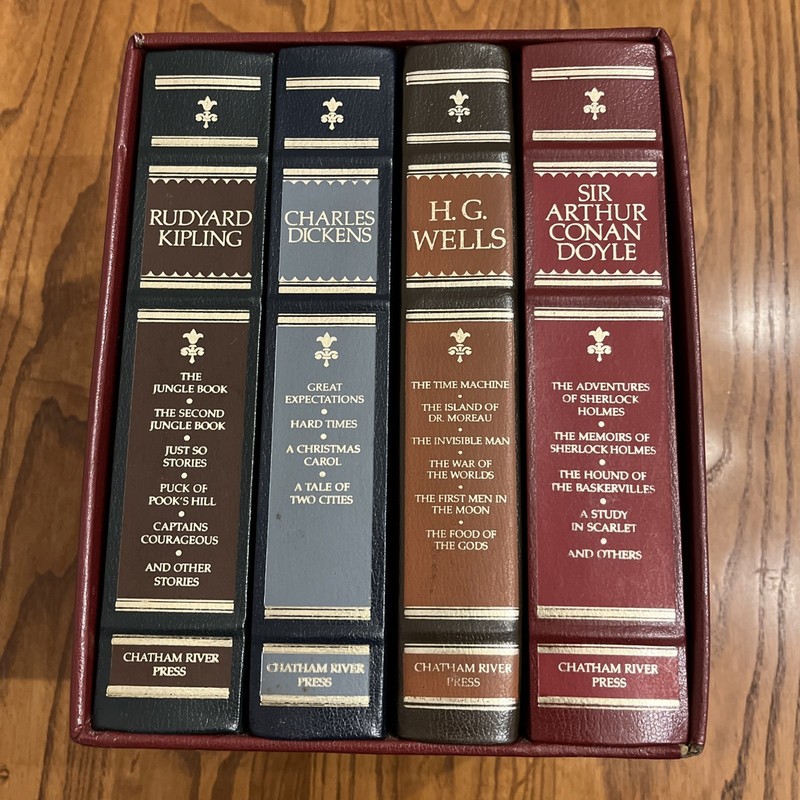 Dickens / Conan Doyle/ Kipling / Wells - Classics of Am. Literature - 4 Vol. Set gallery