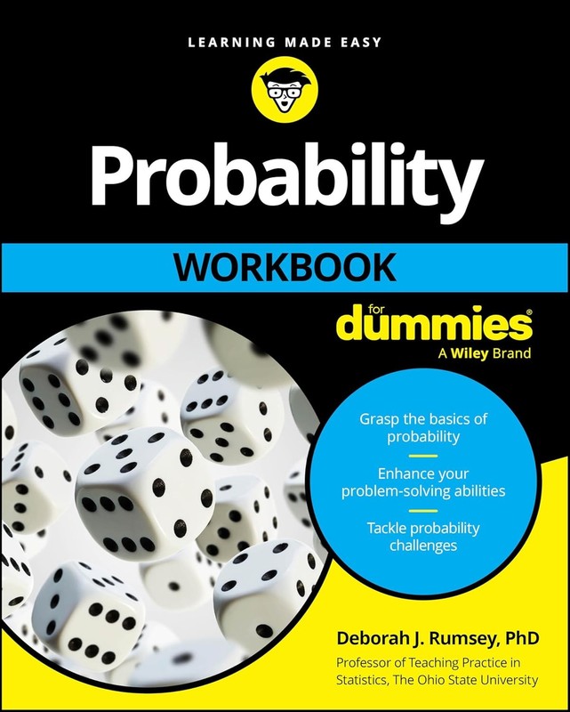 Probability Workbook for Dummies Paperback by Rumsey, Deborah J