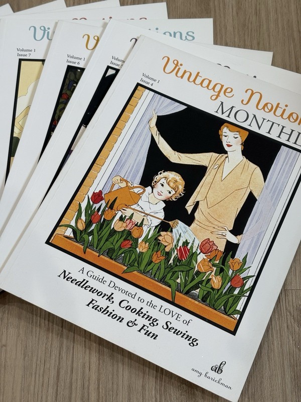 Vintage Notions Monthly By Amy Barickman Volume 1 Issue 4-15, 11 Total Issues gallery