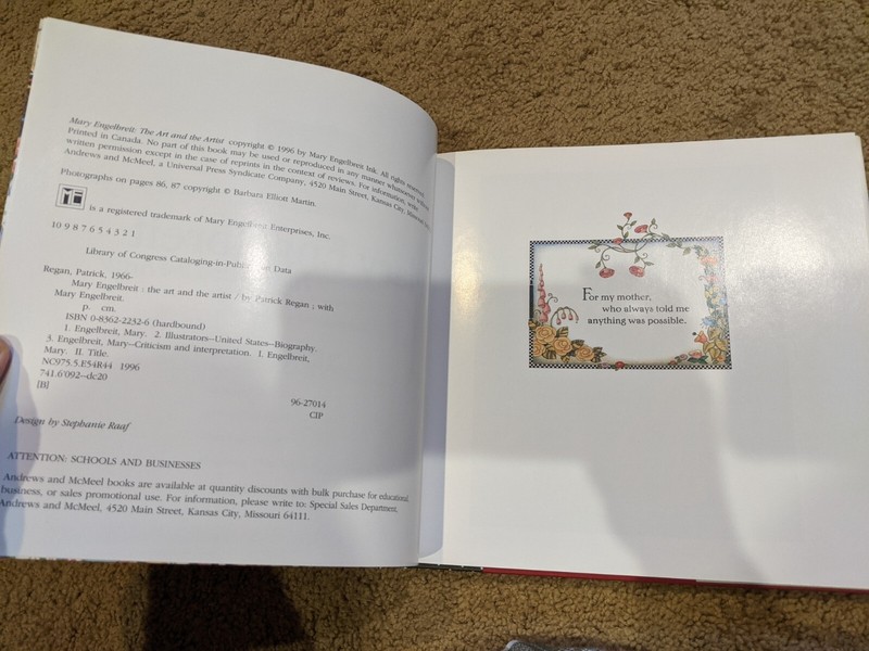 2 Mary Engelbreit Books: The Art And The Artist & Sew, So Cute! gallery