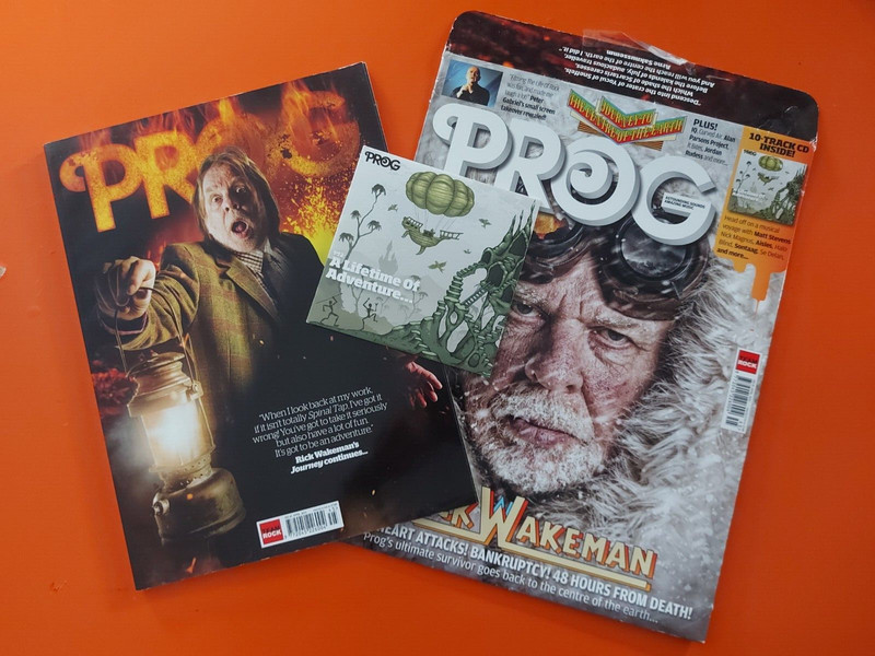 Prog Magazine Issue 45 April 2014 Rick Wakeman Journey Earth Cardboard Sleeve CD