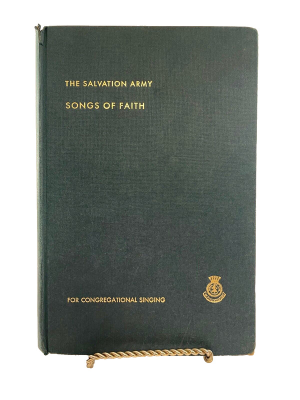 Salvation Army SONGS OF FAITH Hymnal for Congregational Singing 1971 HC book vtg