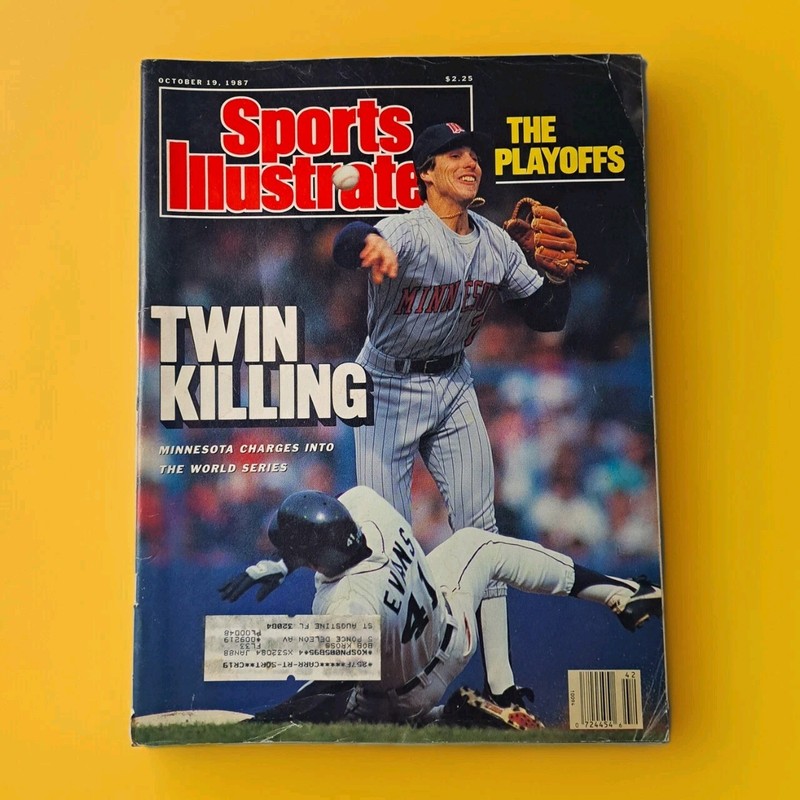Sports Illustrated Magazine 1987 Oct 19 Minnesota Twins World Series Playoffs
