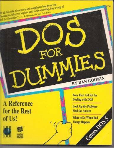 DOS for Dummies – Paperback By Gookin, Dan – GOOD
