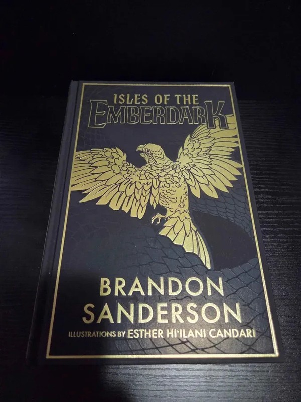 Signed Isles of the Emberdark Brandon Sanderson Dragonsteel Edition First Print