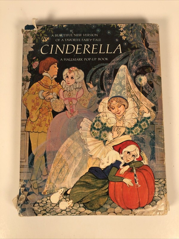 Cinderella A Hallmark Pop-Up Book Vintage 1970s #350HEC5 All Pop Ups Work!