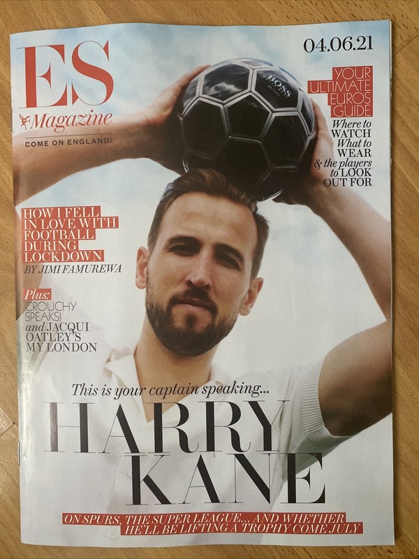Harry Kane + Ultimate Guide To EURO 2021 ES MAGAZINE 04.06.21