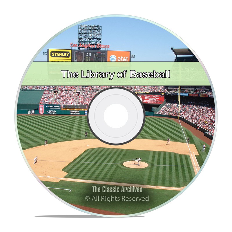 Complete Vintage Library of Baseball, 118 Books, Spalding Guides History DVD