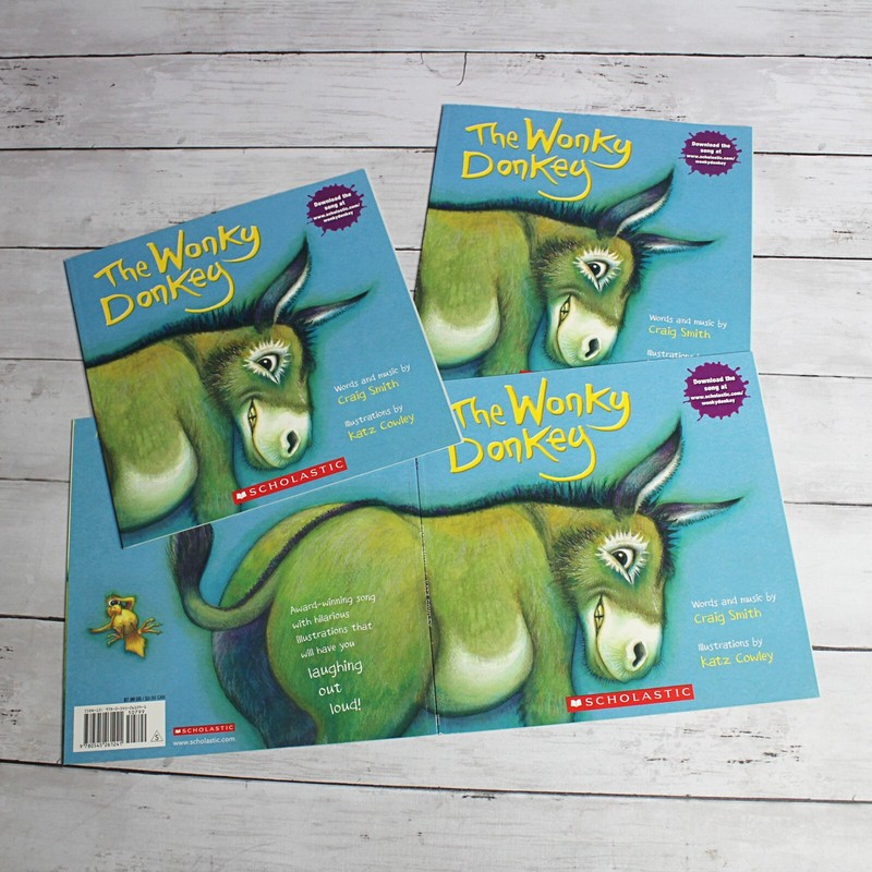 The Wonky Donkey Book Craig Smith Scholastic Children’s Paperback Lot of 4
