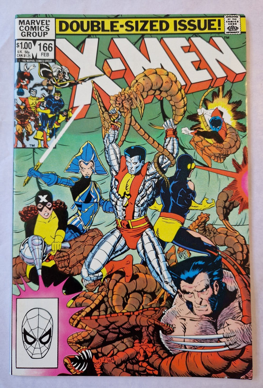 The Uncanny X-Men #166 Marvel Comics 1983 in Excellent Condition 8.5 VF+