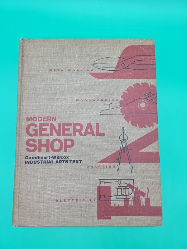 Modern General Shop 1968 Vintage Textbook Goodheart Willcox 4 Shop Books in One