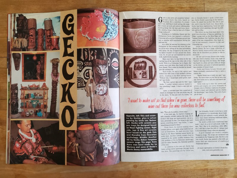 Barracuda Magazine #27 Hawaii Edition Iolani Palace La Mariana Gecko TIki Pin Up gallery