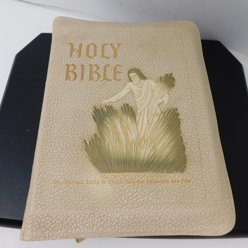 1959 The Holy Bible Spiritual Harvest Edition KJV (Leather, Indexed, USA)