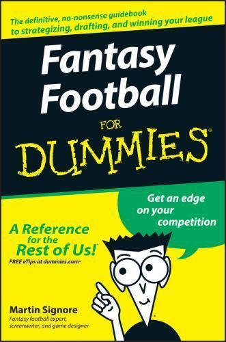 Fantasy Football For Dummies; For Dummies- 0470125071, Martin Signore, paperback