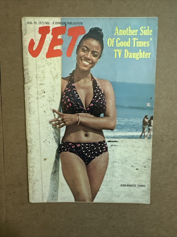 Jet Magazine August 28, 1975 Good Times’ TV Daughter Bern Nadette Stanis