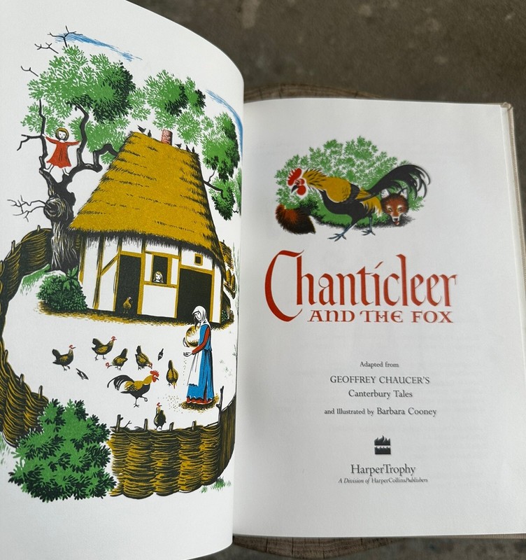 Chanticleer And The Fox Adapted By Barbara Clooney First Harper Trophy Edition gallery