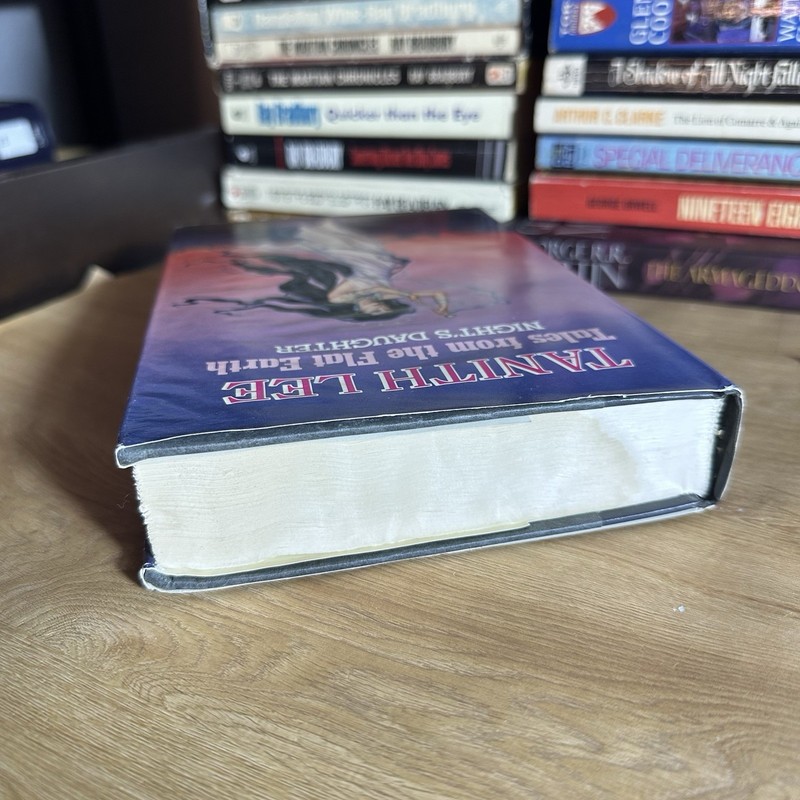 Tales From the Flat Earth Night’s Daughter Tanith Lee Book Club Edition HC BCE gallery