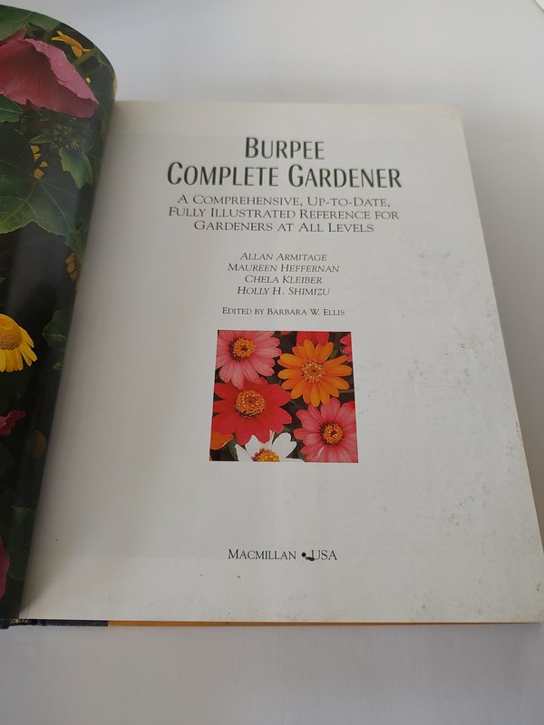 Burpee Complete Gardener: Fully Illustrated Garden Reference Hardcover 1995 gallery