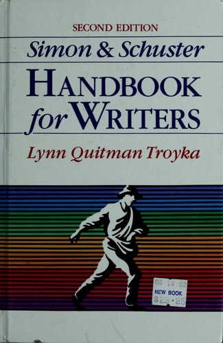 Simon & Schuster Handbook for Writers Second Edition, S, Good Book