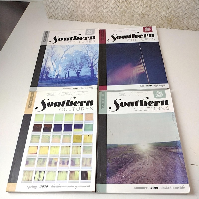 Southern Cultures Magazine Lot 4 Issues 2019-2020 Documentary History Art Essays