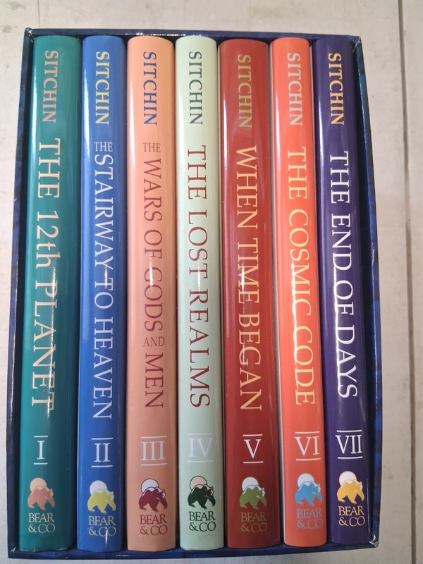The Complete Earth Chronicles 7 Volume Set Card Board Sleeve Zecharia Sitchin