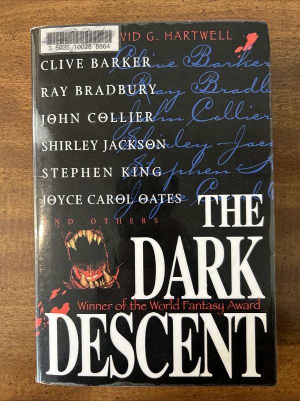 The Dark Descent Collection 1987 Paperback Hartwell Stephen King Clive Barker