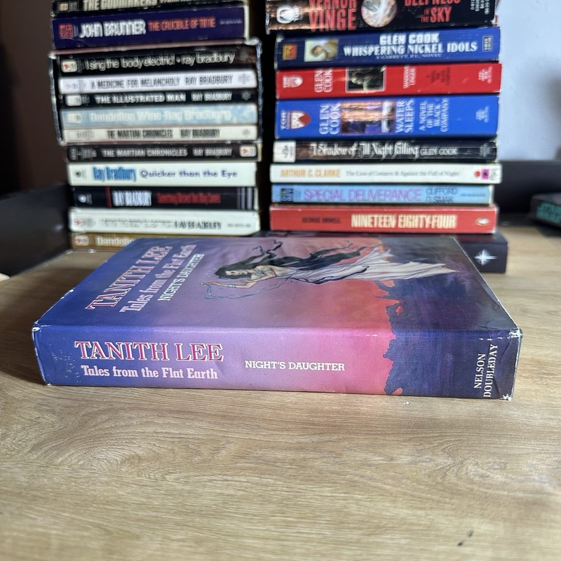 Tales From the Flat Earth Night’s Daughter Tanith Lee Book Club Edition HC BCE gallery