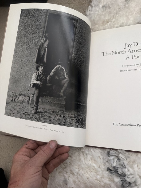 THE NORTH AMERICAN COWBOY: A PORTRAIT by Dusard, Jay. 1983 1st edition, DJ. gallery