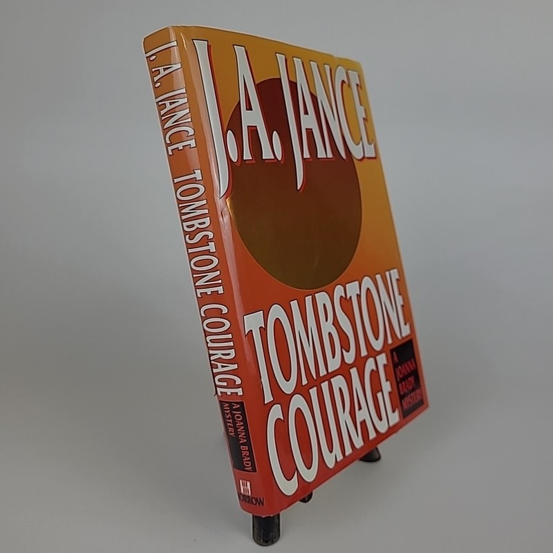 **INSCRIBED COPY** Tombstone Courage by J.A. Jance 1994 First Edition Hardcover gallery