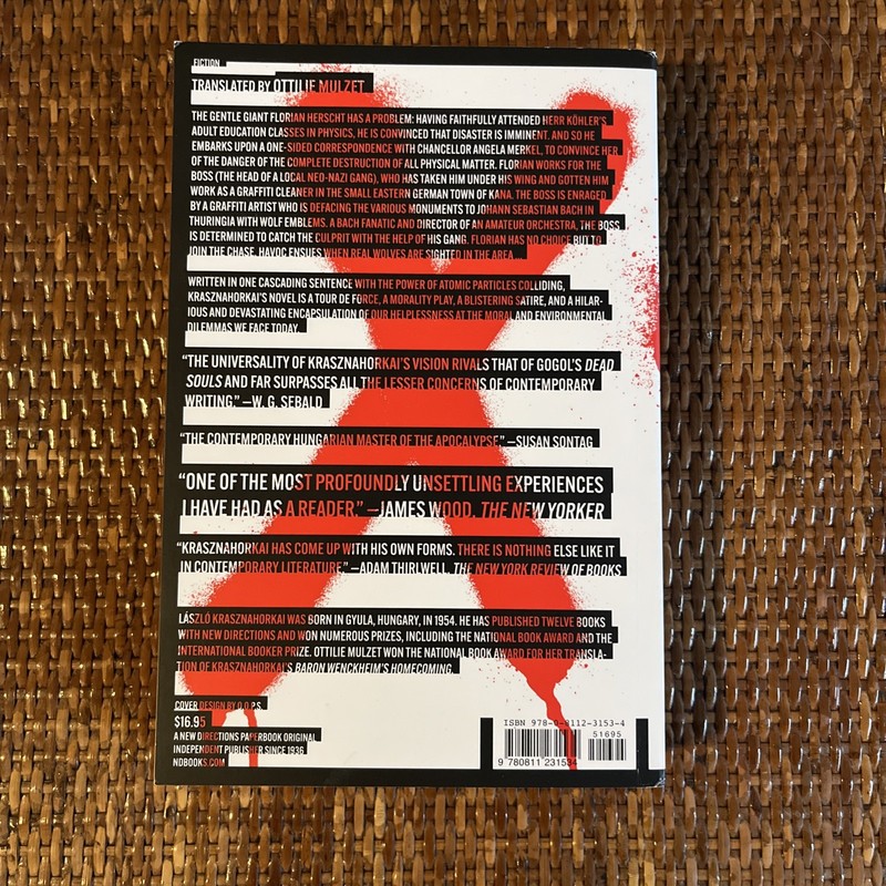 Herscht 07769 by László Krasznahorkai (2024, Trade Paperback) gallery