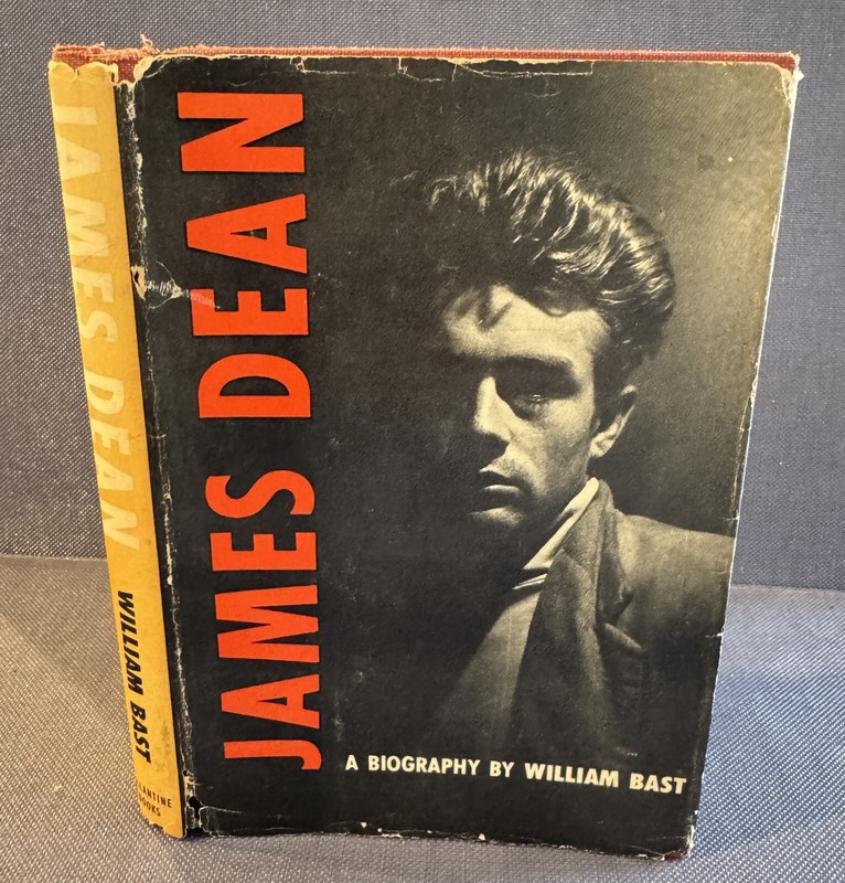 James Dean: A Biography by William Bast 1956 1st Edition Ballantine Books HC DJ
