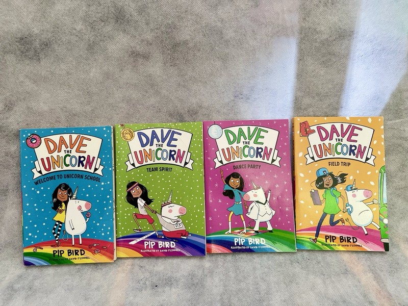 Dave the Unicorn Welcome to Unicorn School Pip Bird Book Set Complete