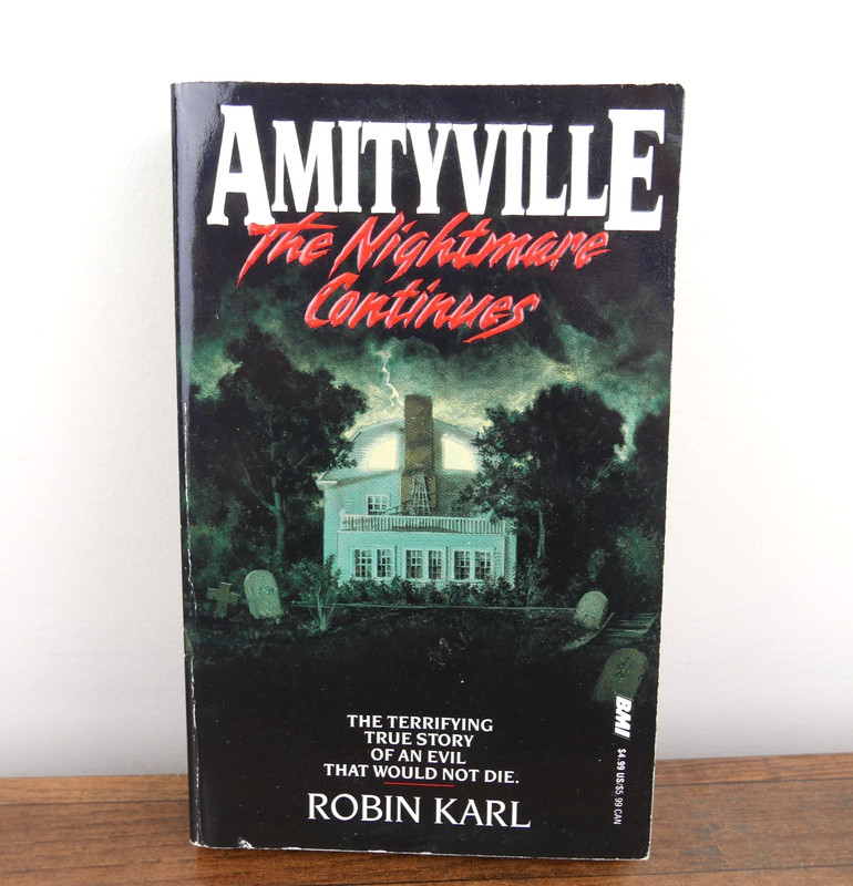 Amityville The Nightmare Continues Robin Karl Paperback 1991 1st Edition Book